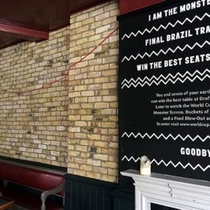 Yellow Stock Brickslips in Bar